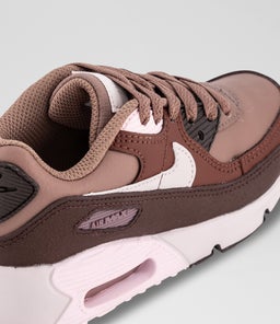 AIR MAX 90 JUNIOR NK BROWN MAUVE PINK MESH SMOOTH