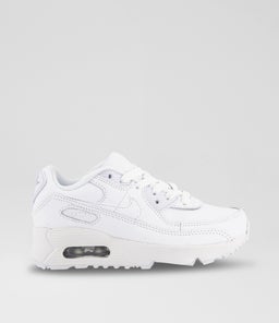 AIR MAX 90 JUNIOR NK WHITE WHITE METALLIC SILVER MESH SMOOTH