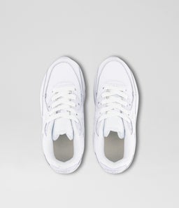 AIR MAX 90 JUNIOR NK WHITE WHITE METALLIC SILVER MESH SMOOTH