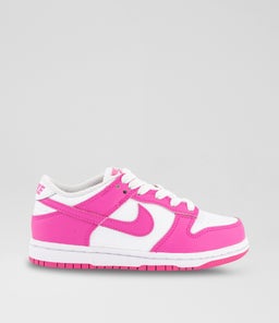 DUNK LOW JUNIOR NK WHITE LASER FUCHSIA MESH SMOOTH