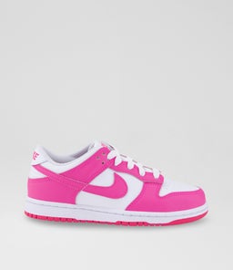DUNK LOW JUNIOR NK WHITE LASER FUCHSIA MESH SMOOTH