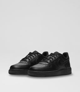 AIR FORCE 1 JUNIOR NK BLACK BLACK LEATHER