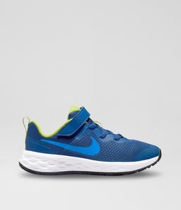 REVOLUTION 6 JUNIOR NK NAVY BLUE GREEN MESH SMOOTH