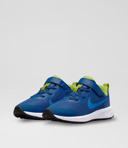 REVOLUTION 6 JUNIOR NK NAVY BLUE GREEN MESH SMOOTH