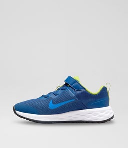 REVOLUTION 6 JUNIOR NK NAVY BLUE GREEN MESH SMOOTH