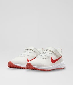 REVOLUTION 6 JUNIOR NK WHITE RED WHITE MESH SMOOTH