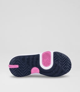 TEAM HUSTLE 11 JUNIOR NK VOILET WHITE PINK MESH SMOOTH