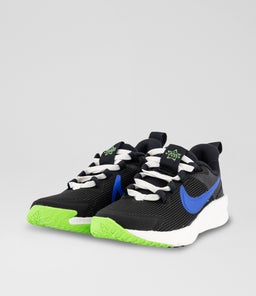 STAR RUNNER 4 JUNIOR NK BLACK BLUE WHITE MESH SMOOTH