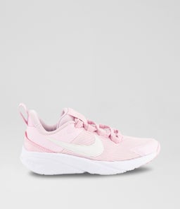 STAR RUNNER 4 JUNIOR NK PINK WHITE WHITE MESH SMOOTH