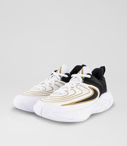 GIANNIS YOUTH NK WHITE BLACK GOLD MESH SMOOTH