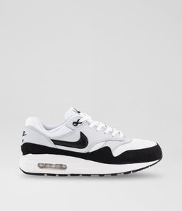 AIR MAX 1 YOUTH NK WHITE BLACK GREY LEATHER