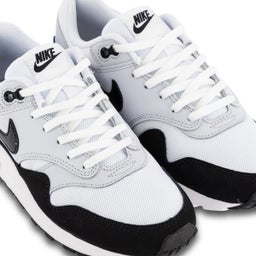 AIR MAX 1 YOUTH NK WHITE BLACK GREY LEATHER