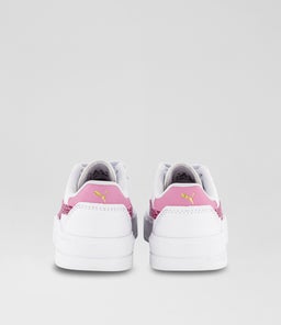 CALI COURT ANIMAL JUNIOR PM WHITE PINK SMOOTH