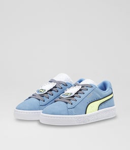 TROLLS SUEDE CL JUNIOR PM BLUE SMOOTH