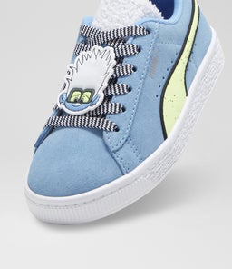 TROLLS SUEDE CL JUNIOR PM BLUE SMOOTH