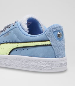 TROLLS SUEDE CL JUNIOR PM BLUE SMOOTH
