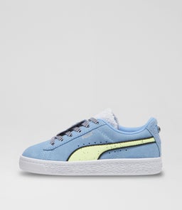 TROLLS SUEDE CL JUNIOR PM BLUE SMOOTH