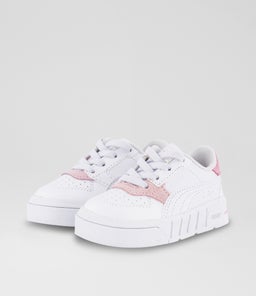 CALI COURT MATCH TODDLER PM WHITE PINK PURPLE SMOOTH