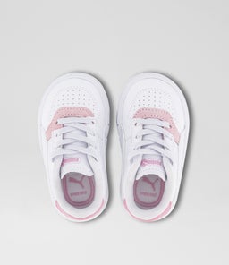 CALI COURT MATCH TODDLER PM WHITE PINK PURPLE SMOOTH