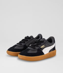 PALERMO TODDLER PM BLACK GREY SMOOTH