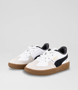 PALERMO TODDLER PM WHITE GREY BLACK SMOOTH