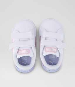 JADA TODDLER PM WHITE PINK SMOOTH
