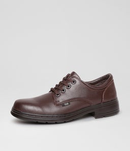 LARRIKIN SNR BROWN LEATHER