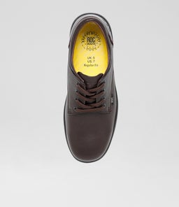 LARRIKIN SNR BROWN LEATHER