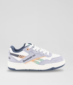 BB 4000 JUNIOR RZ WHITE BLUE LEATHER