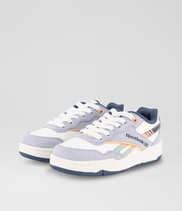 BB 4000 JUNIOR RZ WHITE BLUE LEATHER