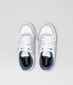BB 4000 JUNIOR RZ WHITE BLUE LEATHER
