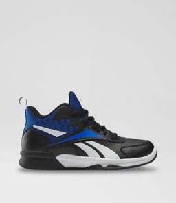 MORE BUCKETS JUNIOR RZ BLACK BLUE WHITE LEATHER