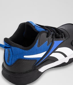 MORE BUCKETS JUNIOR RZ BLACK BLUE WHITE LEATHER