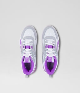 MORE BUCKETS JUNIOR RZ WHITE PURPLE LEATHER