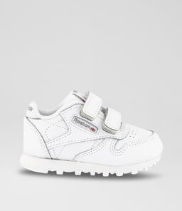 CL TODDLER RZ WHITE BLUE LEATHER