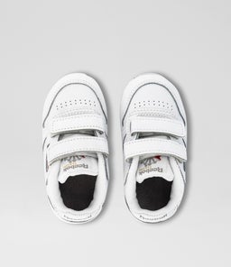 CL TODDLER RZ WHITE BLUE LEATHER