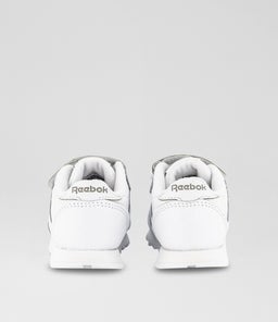 CL TODDLER RZ WHITE BLUE LEATHER