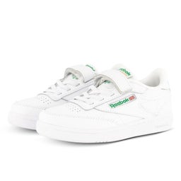 CLUB C 2V TODDLER RZ WHITE GREEN BLUE LEATHER