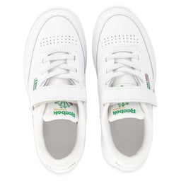 CLUB C 2V TODDLER RZ WHITE GREEN BLUE LEATHER