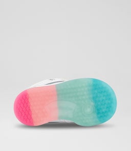 CLUB C 2V 2.0 TODDLER RZ WHITE WHITE PINK LEATHER