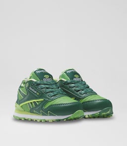 CL STEP N FLASH TDLR RZ GREEN GREEN WHITE LEATHER