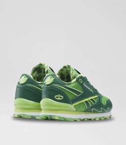 CL STEP N FLASH TDLR RZ GREEN GREEN WHITE LEATHER
