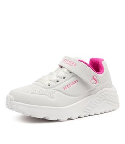 310451L UNO LITE JNR SK WHITE HOT PINK SMOOTH