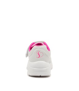 310451L UNO LITE JNR SK WHITE HOT PINK SMOOTH