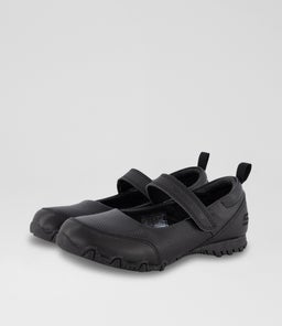 302517L BIKER A P JNR SK BLACK BLACK LEATHER