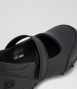 302517L BIKER A P JNR SK BLACK BLACK LEATHER