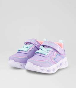 302689N HEART LIGHTS TOT SK LAVENDER MULTI MESH
