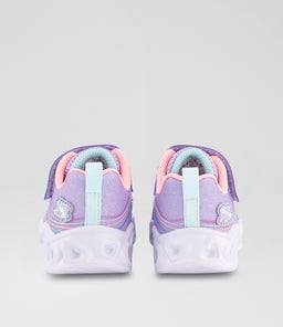 302689N HEART LIGHTS TOT SK LAVENDER MULTI MESH