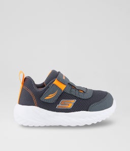 407313N NITRO SPRINT TOT SK CHARCOAL ORANGE MESH