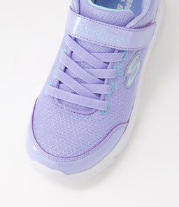 303563L SOLE SWIFTERS JNR SK LAVENDER TURQUOISE MESH